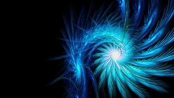 spiral, light, neon, background, dark HD wallpaper