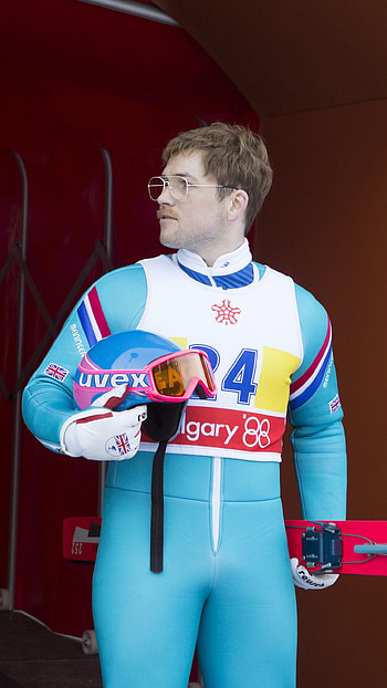 Eddie the Eagle, Taron Egerton, Hugh Jackman, Best movies of 2016 HD phone wallpaper