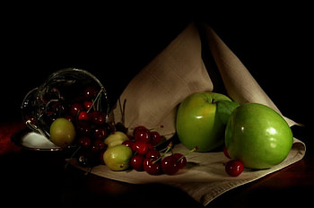 Fruits, apple, still, cherry, ruit HD wallpaper
