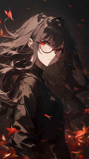 Mystic Autumn Anime , Anime, anime girl, dark anime, Autumn, dark, autumn anime HD phone wallpaper