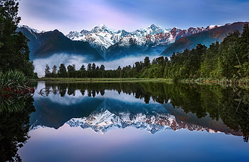 New-Zealand, New, Zealand, reflection, lake HD wallpaper