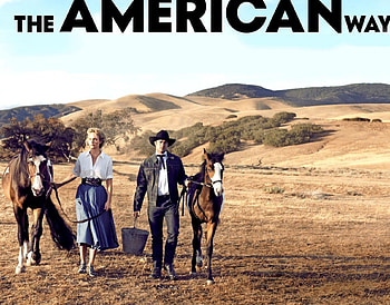 The American Way, cowboys, style, fun, magazines, cowgirls, fashion, horses, ranch, Vogue, girls, women, models, boots, western, hats, female HD wallpaper