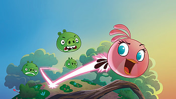 Angry Birds Stella TV series, Vibrant backdrops, Animated adventure, Bird characters HD wallpaper