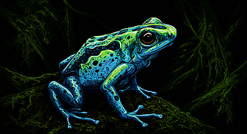 Mesmerizing Poison Dart Frog - Ultra, Poison dart frog, frog, vibrant colors, Wildlife, amphibian HD wallpaper