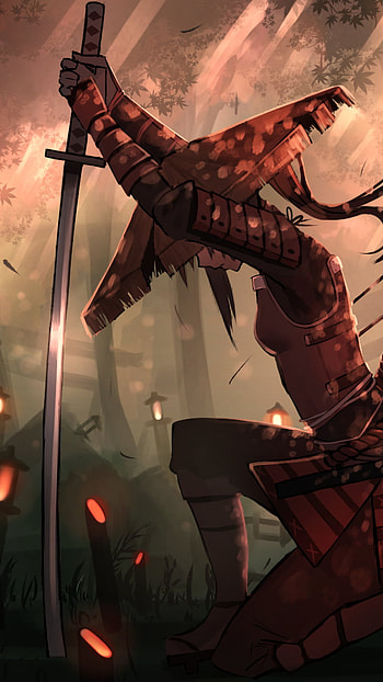 Samurai, fantasy, samurai HD phone wallpaper