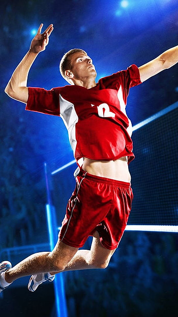 Volleyball, Volleyball Spike HD phone wallpaper