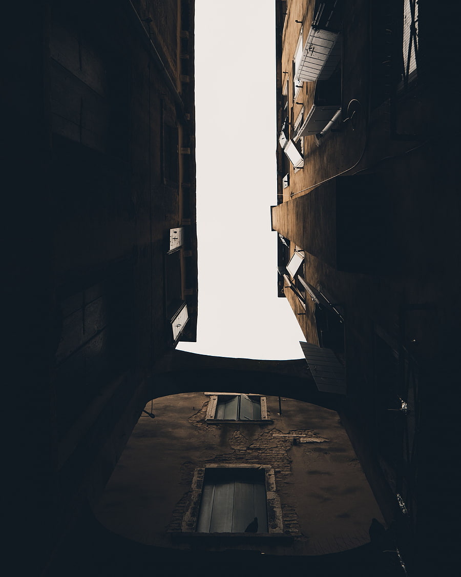 Sky, Walls, Architecture, Building, Dark, Miscellanea, Miscellaneous HD phone wallpaper