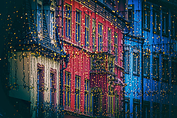 Lichterkette graphy , graphy HD wallpaper