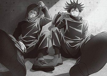 Yuji itadori & Megumi Fushiguro, Yuji Itadori, Megumi Fushiguro, Anime, Jujutsu Kaisen HD wallpaper