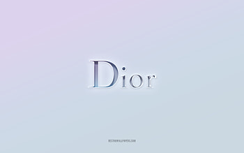 Dior logo, cut out 3d text, white background, Dior 3d logo, Dior emblem, Dior, embossed logo, Dior 3d emblem HD wallpaper