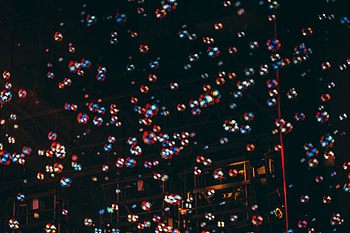 Bubbles, Night, Dark, Miscellanea, Miscellaneous, Blur, Smooth HD wallpaper