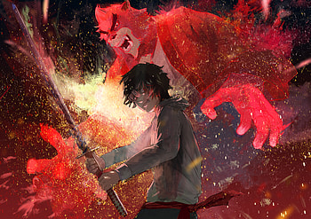 The Boy And The Beast Anime Artwork , the-boy-and-the-beast, anime, artist, artwork, digital-art HD wallpaper