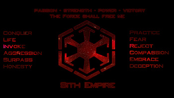 The Sith Code HD wallpaper