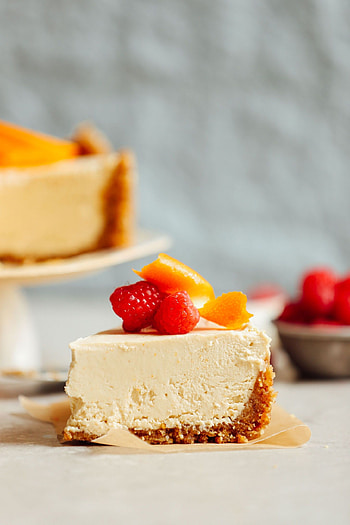 Vegan coconut yogurt cheesecake, Plant-based delight, Guilt- dessert, Dairy- indulgence HD phone wallpaper