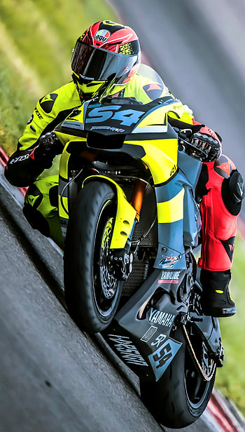 Alberto Naska, Yamaha, 54, R1 HD phone wallpaper