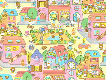 Hello Kitty's Charming Village - Adventure, Anime, sanrio, Hello Kitty HD wallpaper