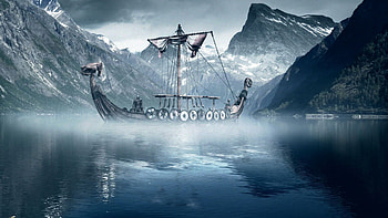 Viking . Viking , Viking , Viking longboat, Nordic Art HD wallpaper