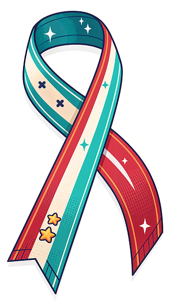 Vibrant Ribbon for Your , ribbon, design, colorful, illustration, decoration HD phone wallpaper