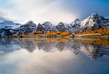 Nature, Mountains, Rocks, Lake, Reflection, Canada HD wallpaper