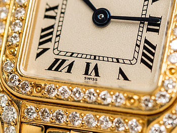 Cartier Panthere Lady, Yellow gold, Diamond setting, Vintage design HD wallpaper