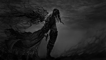 Dark, Fantasy, Hatred, warrior, video game, art HD wallpaper