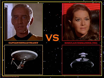 Tracey versus Romulan Commander, tracey, star trek, battle, romulan HD wallpaper