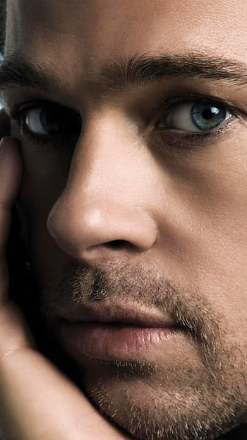 Brad Pitt, Celebs, Screen beauty, Brad Pitt's eyes HD phone wallpaper