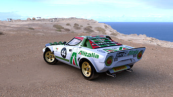 Lancia Stratos, WRC SE Rear, Proripp Design, Car HD wallpaper