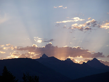 Sun Rising over Tetons, Sun, Nature, Mountains, Sky HD wallpaper