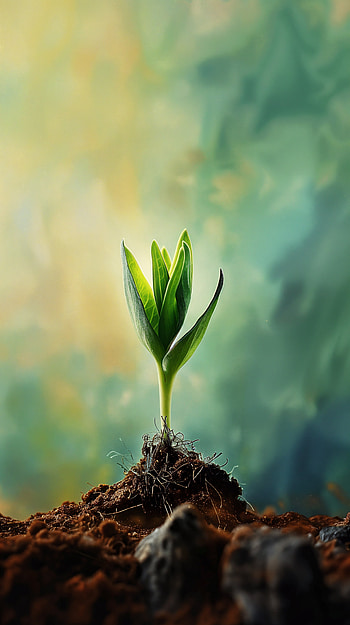 Fresh Beginnings: Nature's Sprout, nature, plant HD phone wallpaper