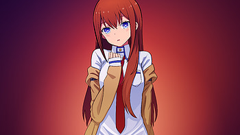 Kurisu Makise, kurisu-makise, anime-girl, anime, deviantart HD wallpaper