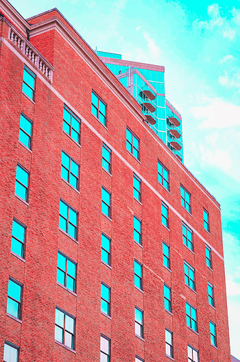 Cities, Windows, Building, Facade, Brick HD phone wallpaper