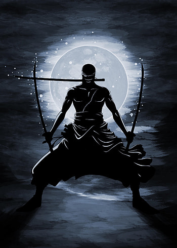 One Piece Ninja, art, blackNwhite, manga, anime, one_piece HD phone wallpaper
