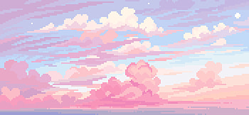 Jubilee is creating pixel art, , and tutorials, Cloud Pixel Art HD wallpaper