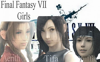 FFVII Heroines, yuffie, aerith, ff7, tifa HD wallpaper