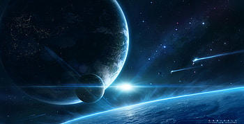 Universe, Space, Planet, Satellite HD wallpaper