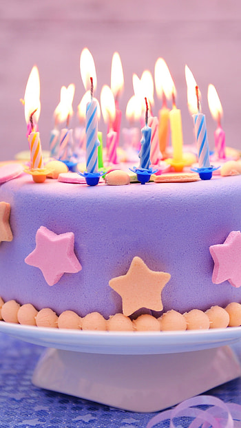 Happy Birtay, Cake Candle HD phone wallpaper