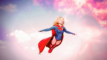 Supergirl Eyes Of Steel, supergirl, superheroes, artwork, art, digital-art, artstation HD wallpaper