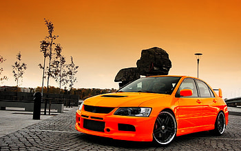 Evo 5, Lancer Evo HD wallpaper