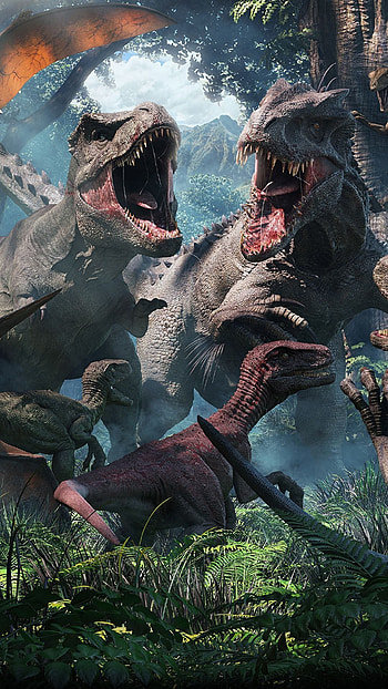 Jurassic World, Tyrannosaurus Rex HD phone wallpaper