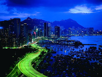 Landscape, Cities, Night HD wallpaper