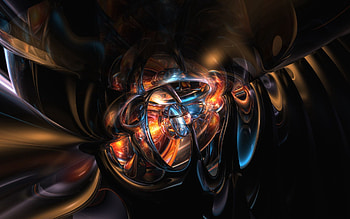Abstract, Shine, Light, Lines, Form, Ball, Alloy HD wallpaper
