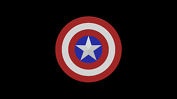 Captain America Shield Dark , captain-america, superheroes, deviantart HD wallpaper