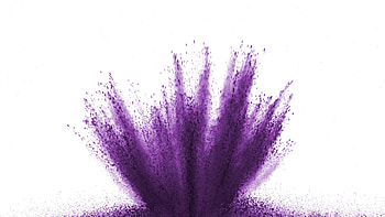 Purple powder exploding, Slow motion HD wallpaper
