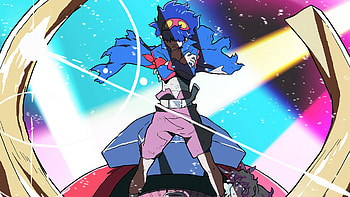 Tengen Toppa Gurren Lagann, Anime mecha action, Epic sci-fi battles, Dynamic robot designs HD wallpaper