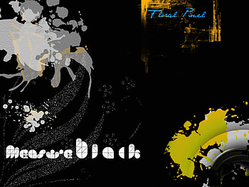 Measure Black_By SmoothSqu4d, floral, measuring, graffiti, measure black HD wallpaper