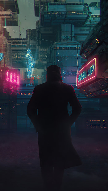 Blade Runner 2049 cyberpunk alley, Sony Xperia HD phone wallpaper