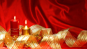 Candles, Miscellanea, Miscellaneous, Romance, Ribbons, Ribbon HD wallpaper