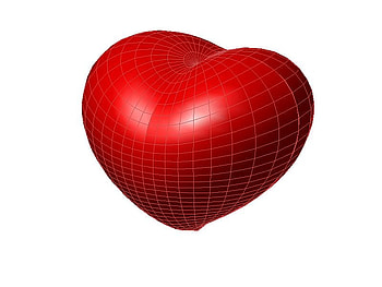 my HeART, heart, 3d, love, red HD wallpaper