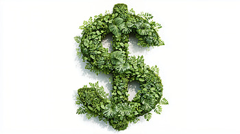 Green Dollar Sign Nature, dollar sign, nature HD wallpaper